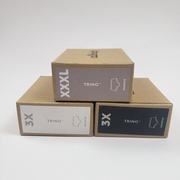 Allbirds Womens Shortie Underwear Trino 3-Pack 3X & XXXL Nimbus Pitaya Raincloud - Picture 13 of 15